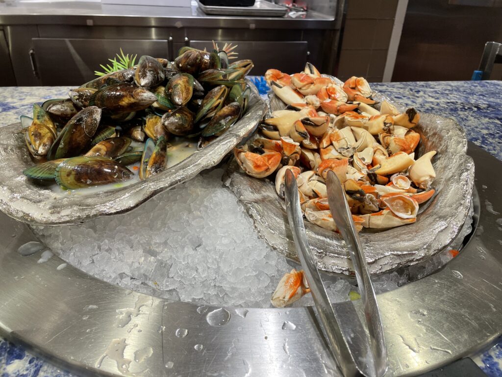 Mussels and Crab Claws