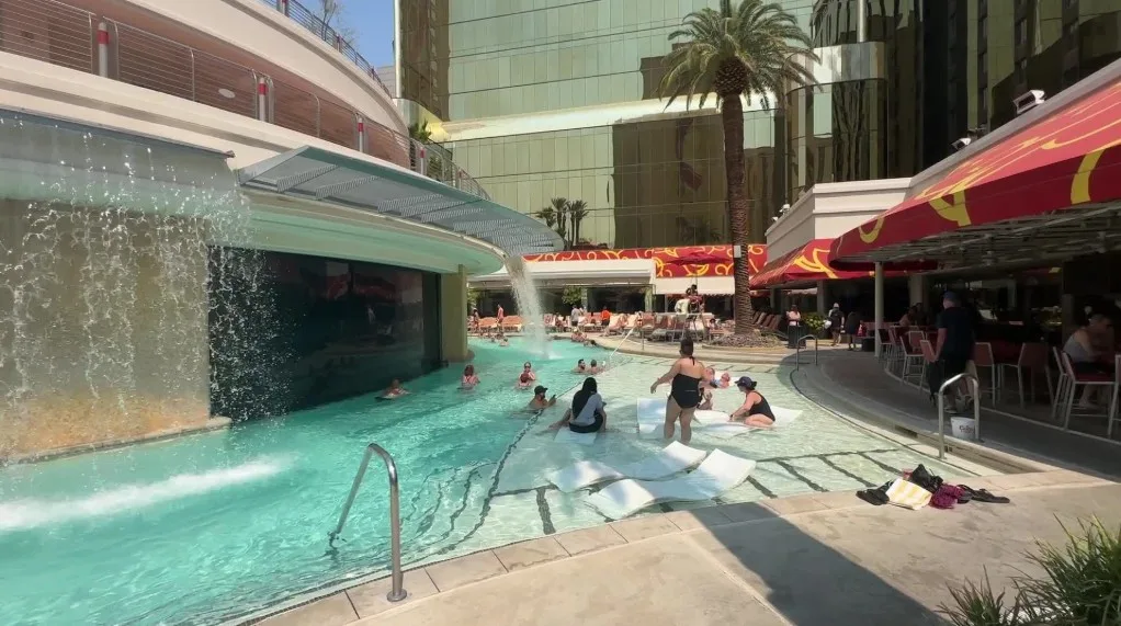 The Tank pool at Golden Nugget.