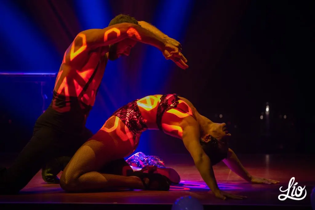 performers on stage at Mayfair Supper Club