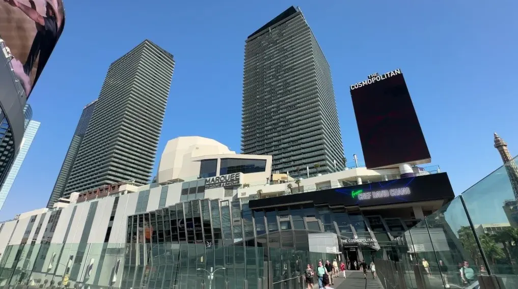 Exterior of The Cosmopolitan. 