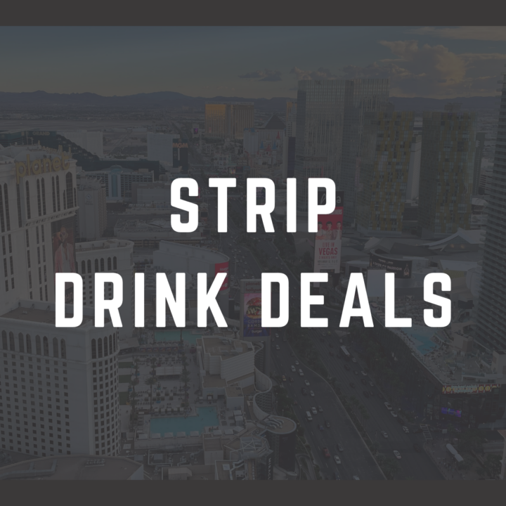 Feature image that says "Strip Drink Deals".