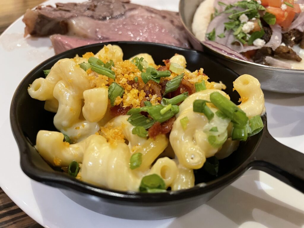 Single Serving of bacon mac and cheese