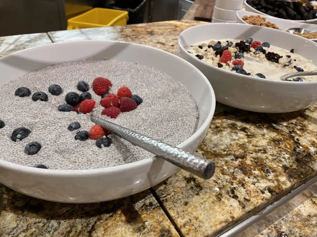 Chia Pudding and Muesli