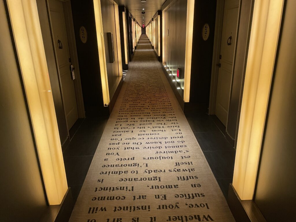 Hotel Hallway at Cromwell