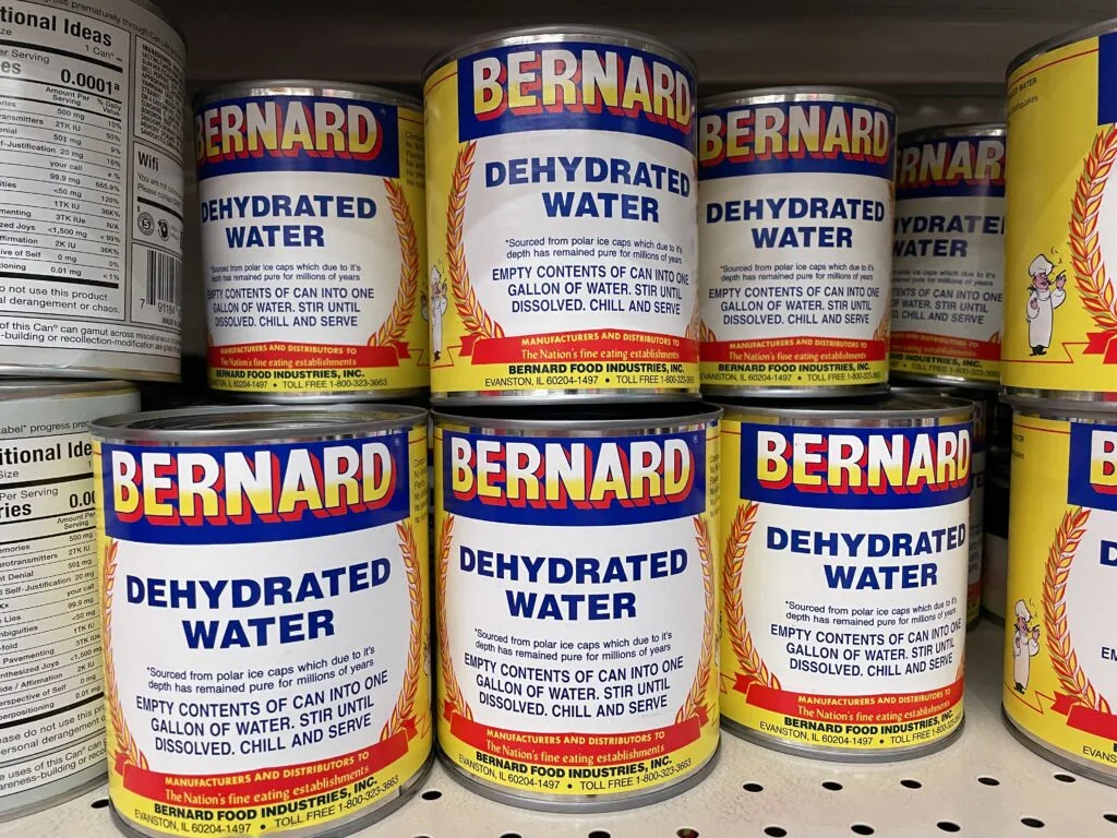 Dehydrated Water 