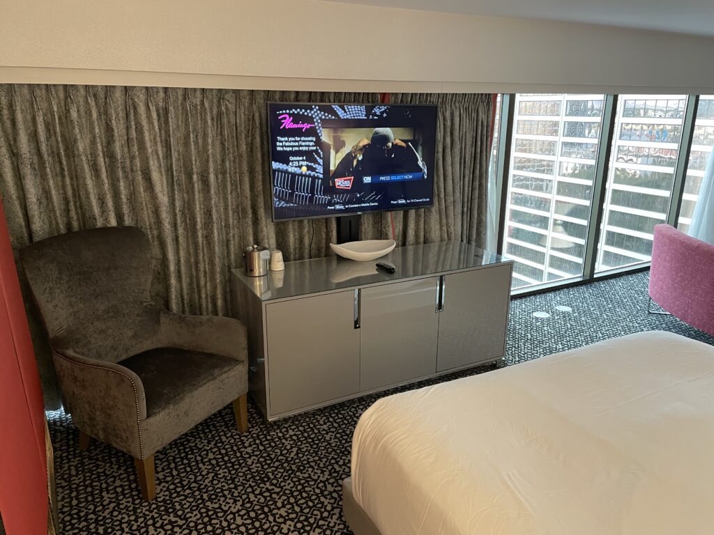 TV in front of the Bed 