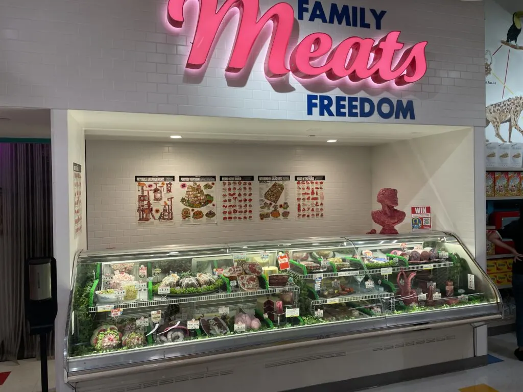 meat Counter at Omega Mart