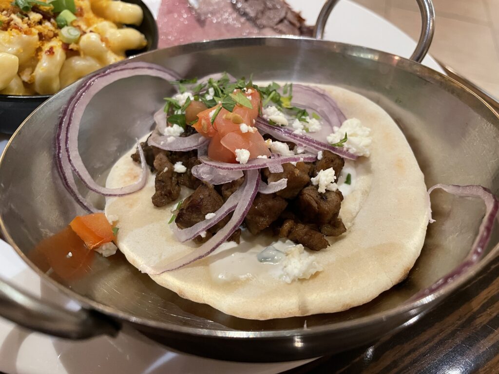 Mini Gyro in an individual serving dish