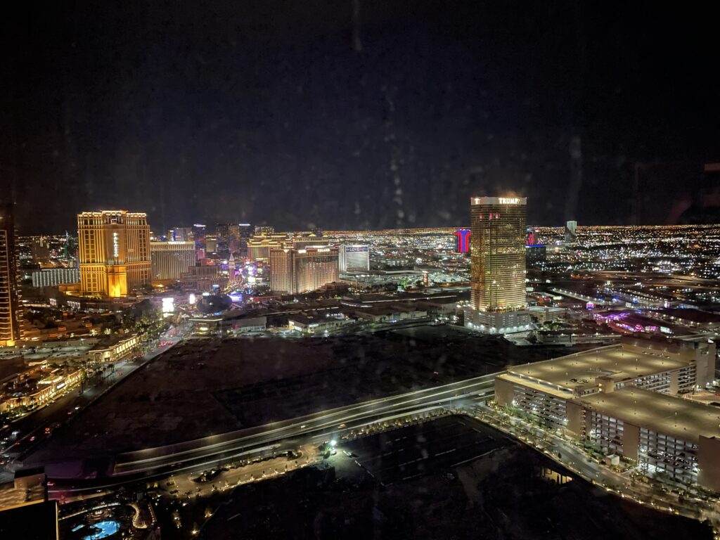 View of the Las Vegas Strip from Resorts World