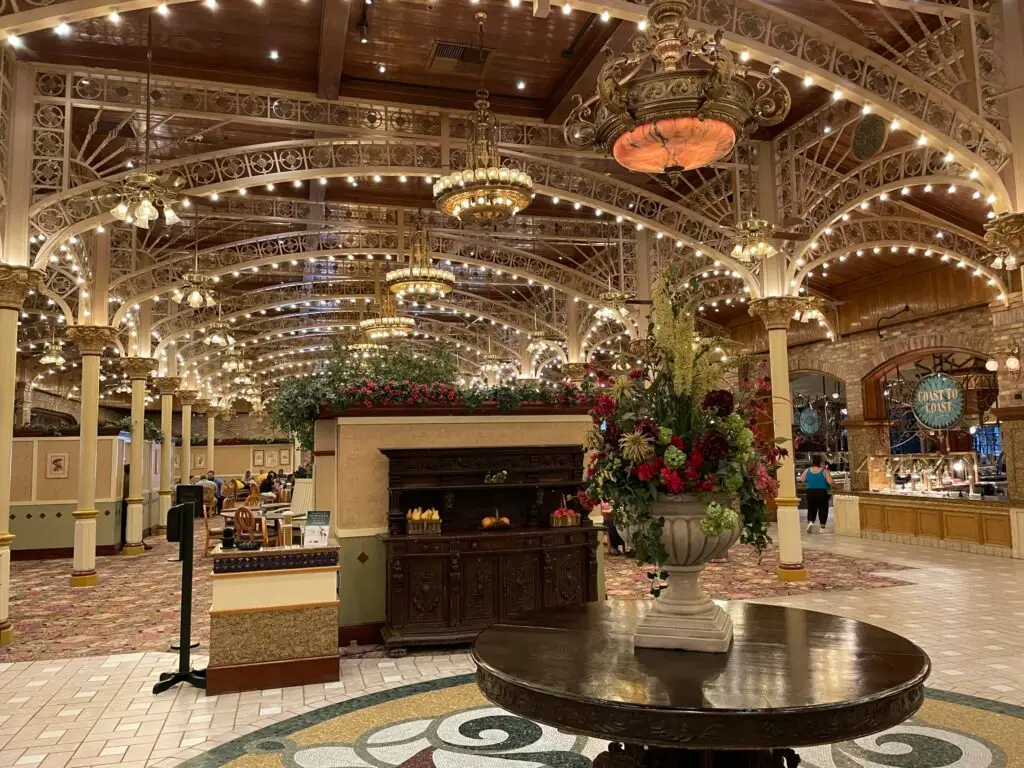 Entryway at Main Street Station's Garden Court Buffet