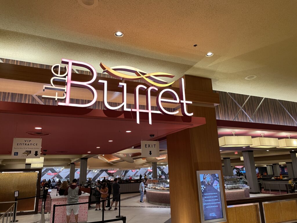 Excalibur Buffet Sign