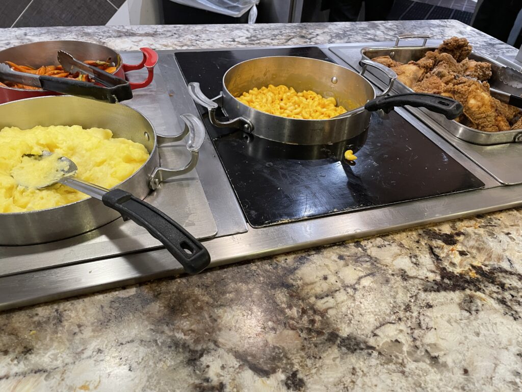 Mac & Cheese, Fried Chicken, and Mashed Potatoes