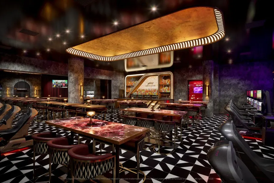 A luxurious looking lounge. 