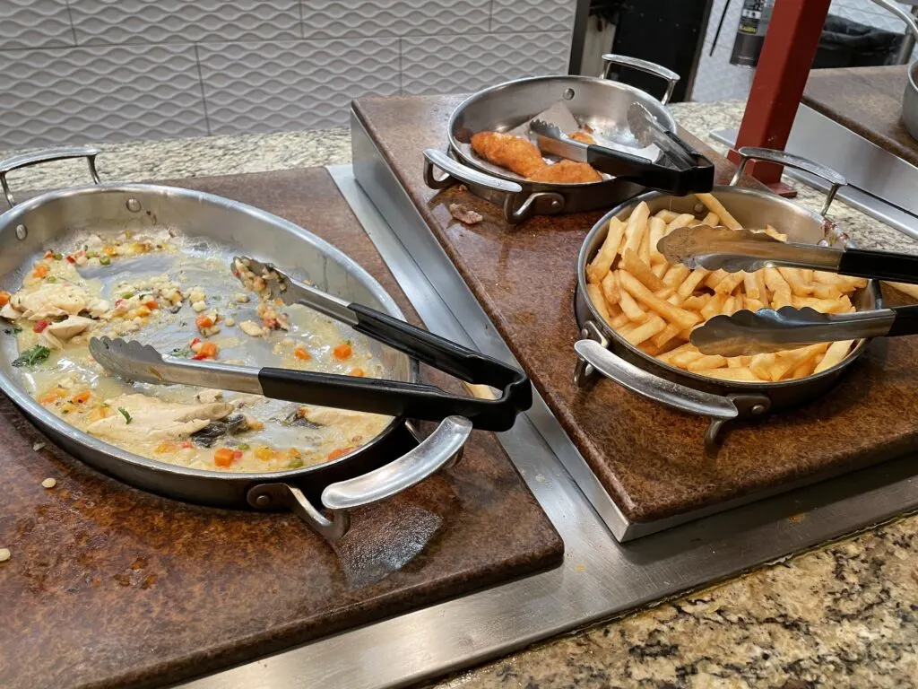 fried trout and french fries