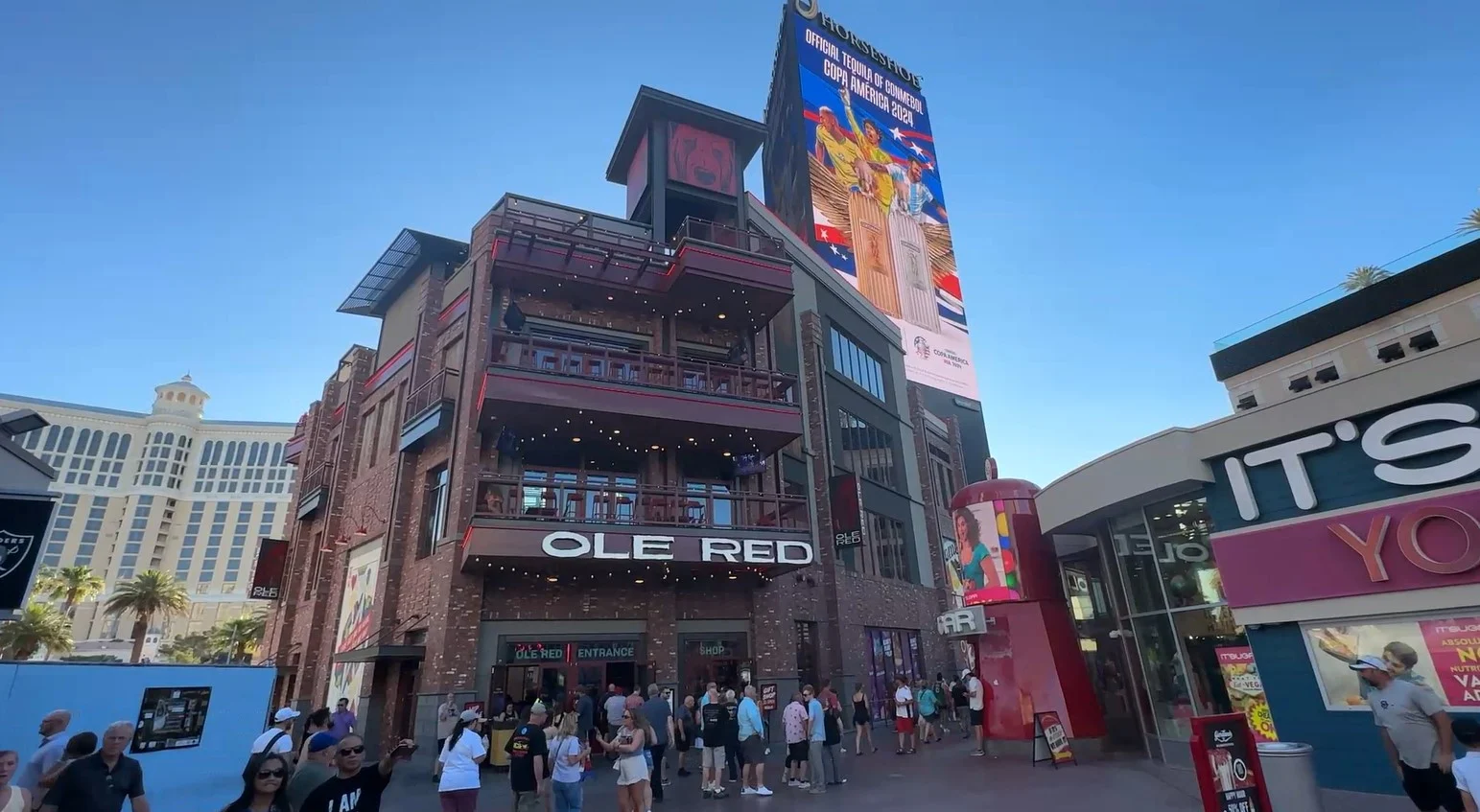 Exterior of Ole Red at Horseshoe Las Vegas.