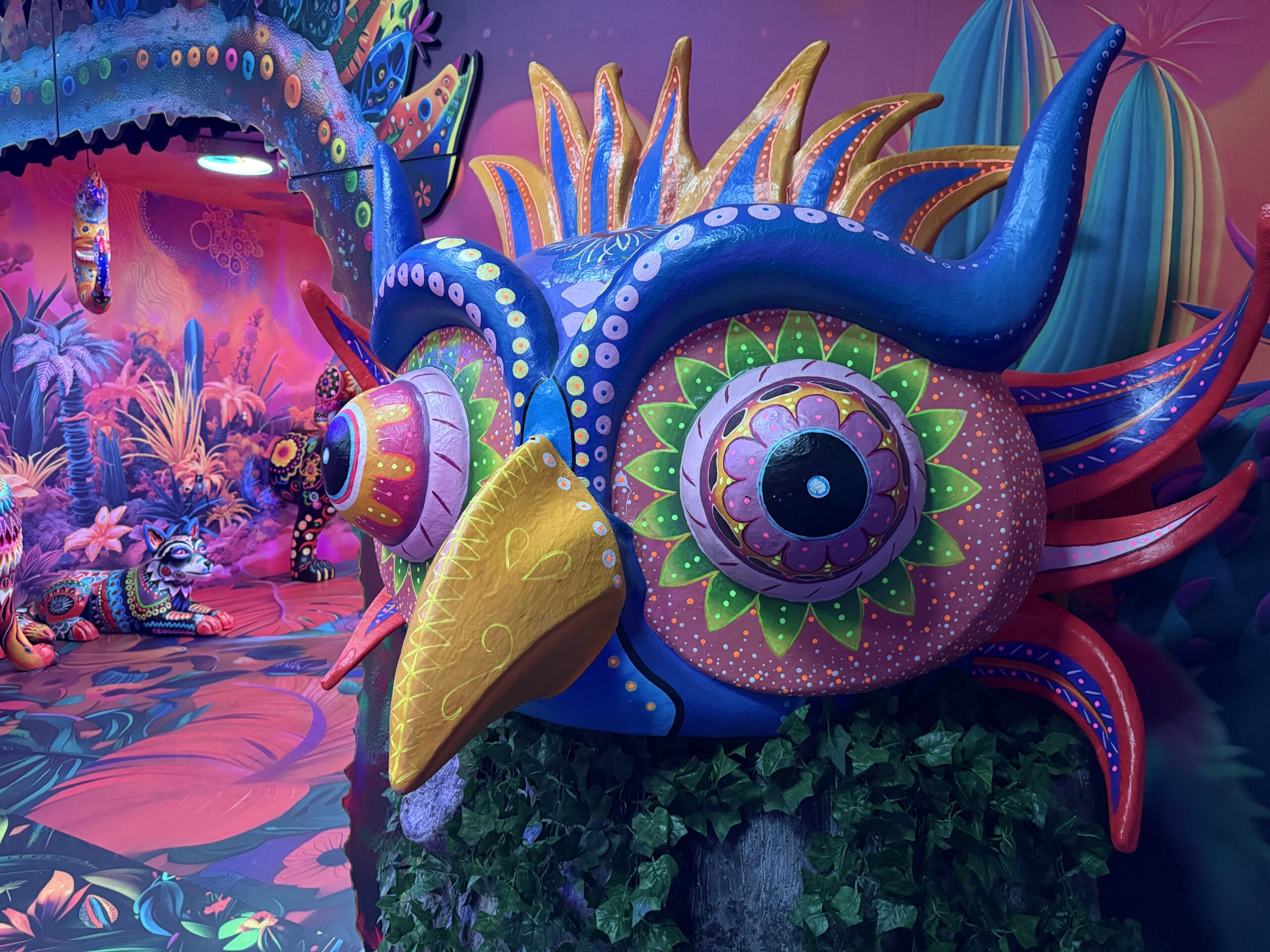 A colorful Owl at Colors of Mexio.