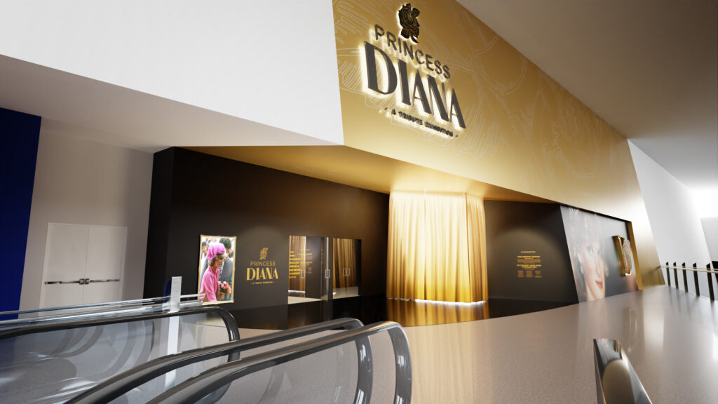 Exterior Rendering of the Princess Diana Exhibit