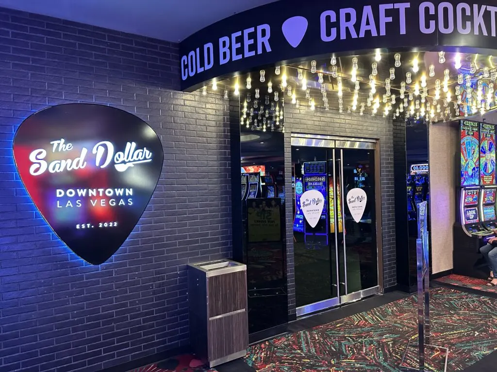 Entrance to The Sand Dollar from Plaza's casino floor. 