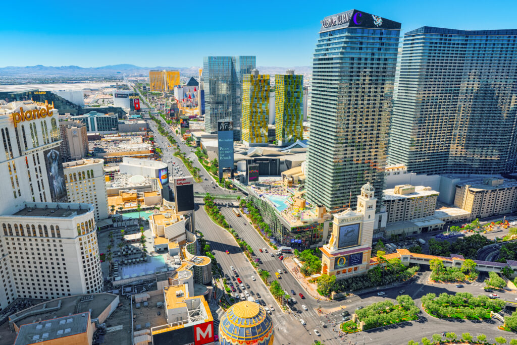 Las Vegas Strip from above