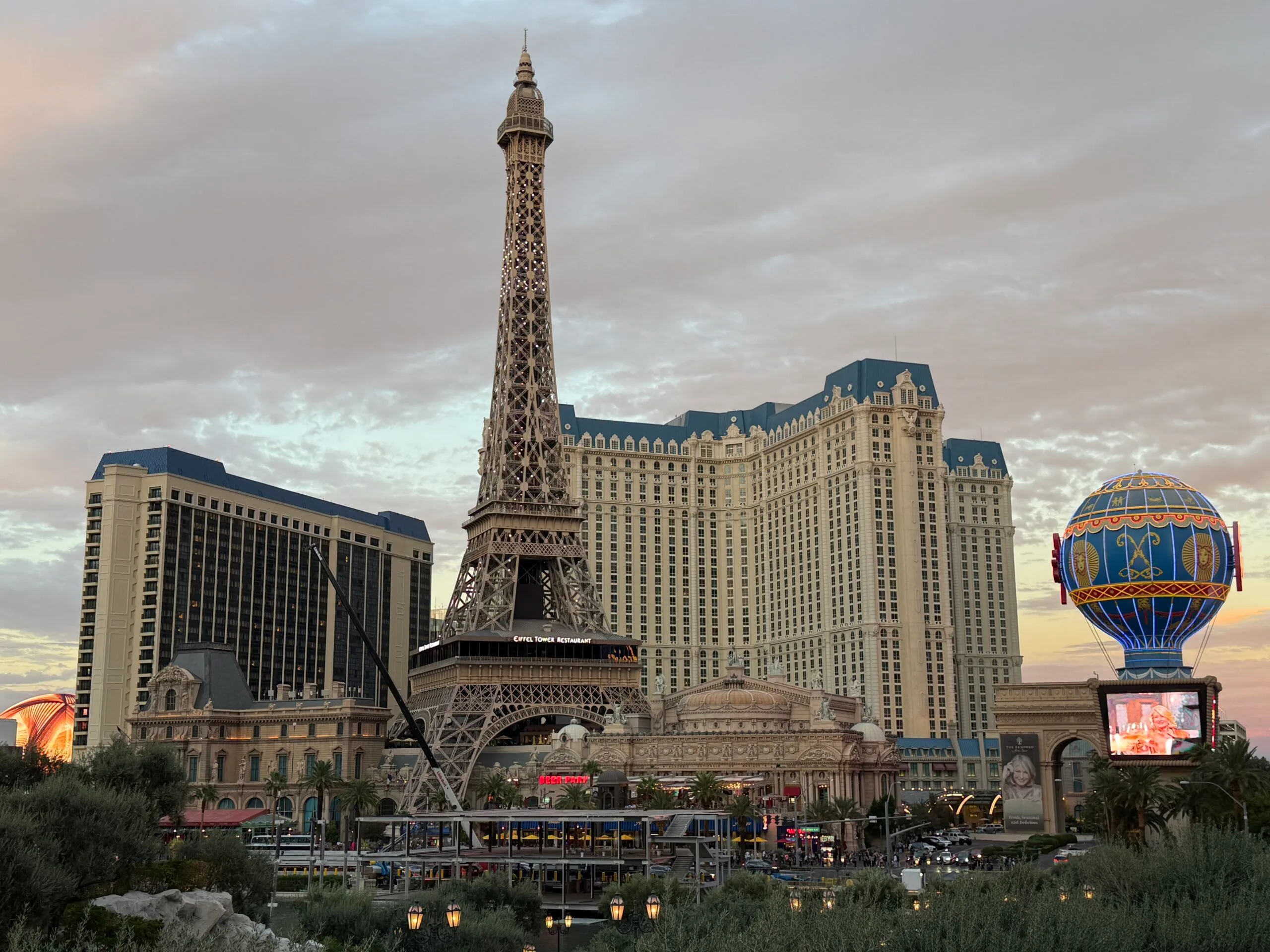 Paris Las Vegas Exterior. 
