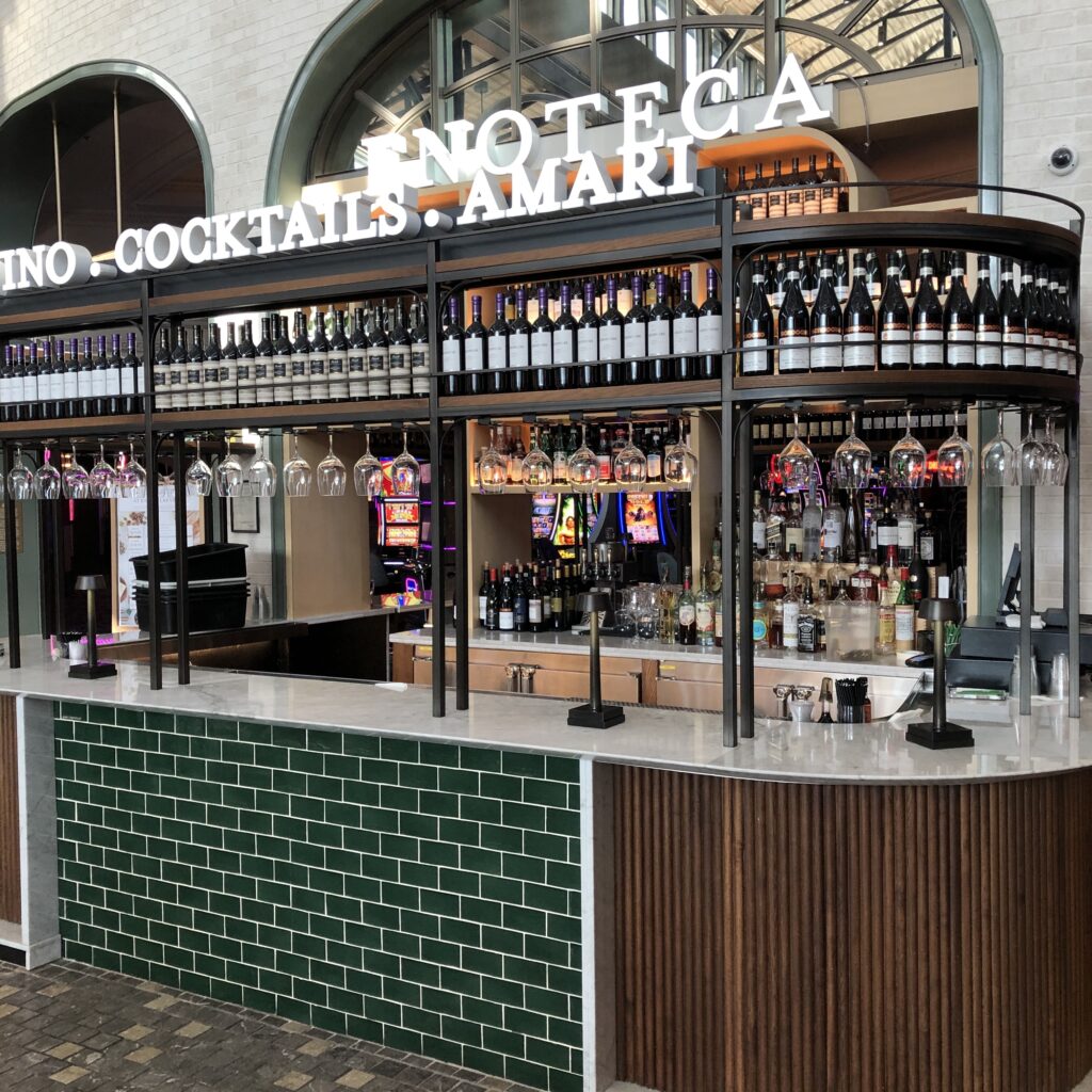 Wine bar at Eataly