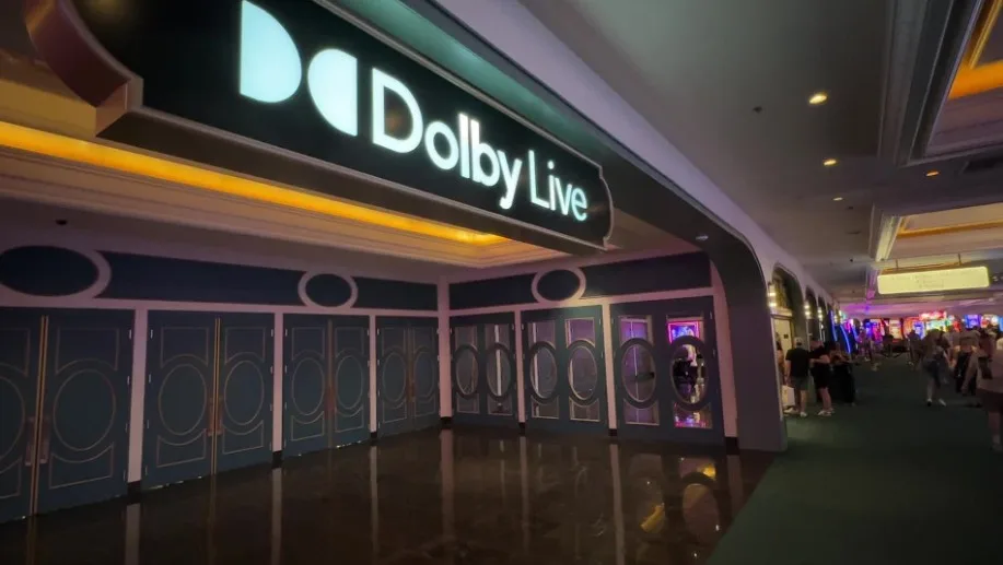 Entrance to Dolby Live at Park MGM. 