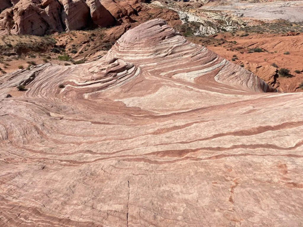 The fire wave photographed from above