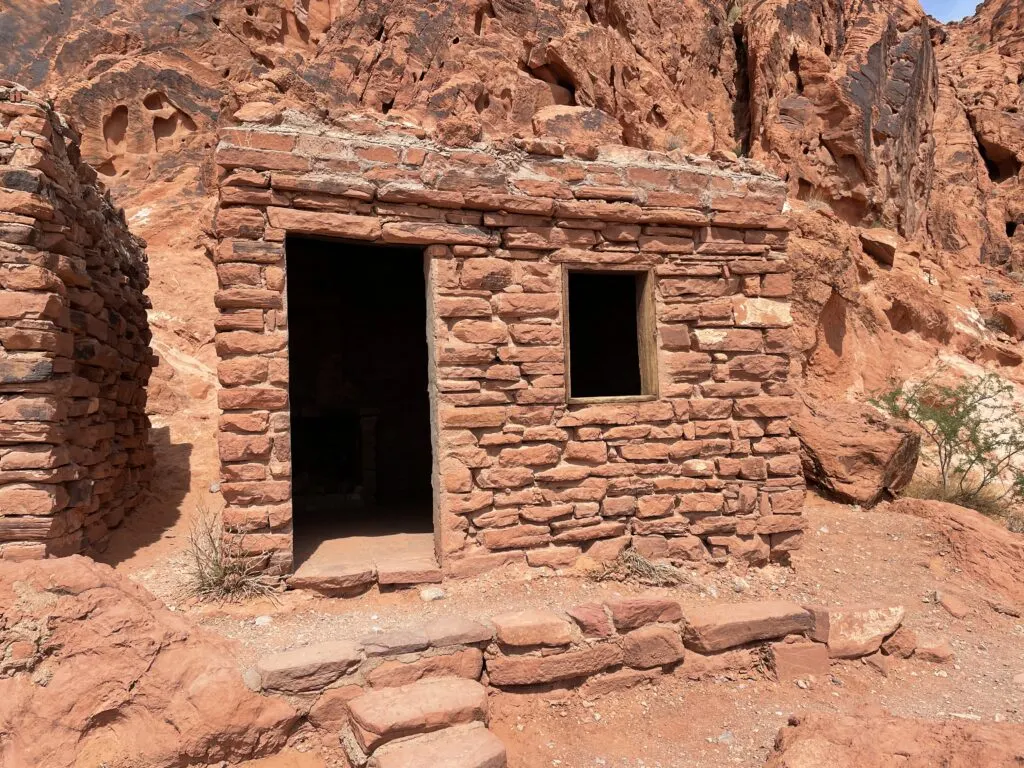 A third small stone cabin