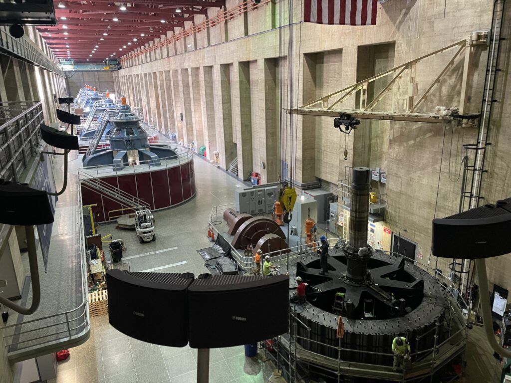 Power generation equimpent at the Hoover Dam