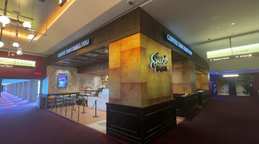 Exterior of Jack Pots Coffee at Circa.