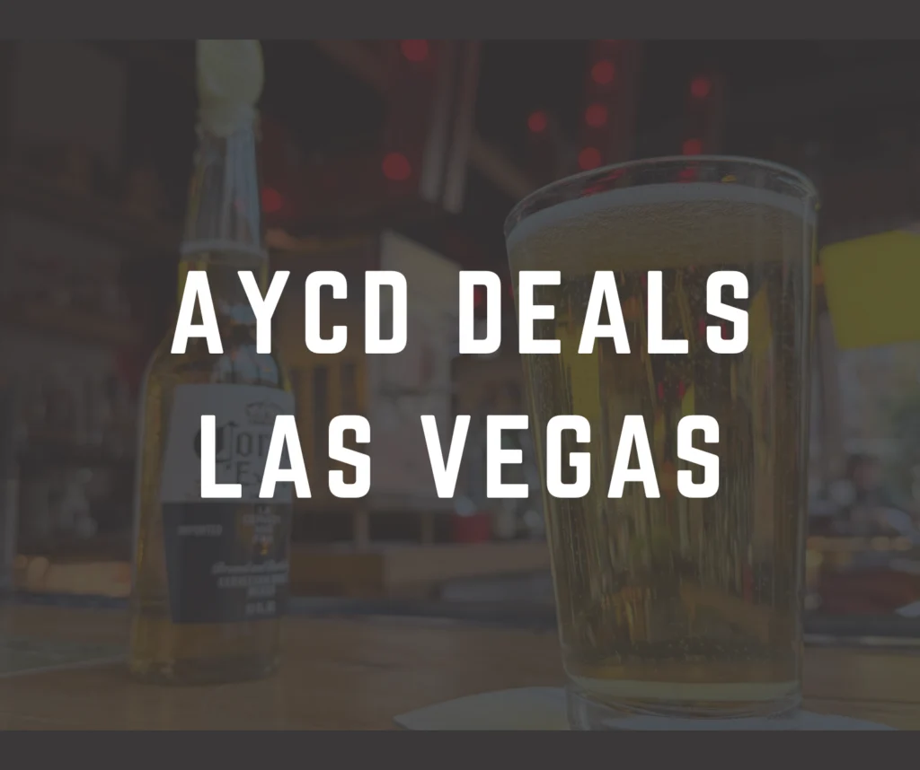 Feature image that says "AYDC Deals Las Vegas".