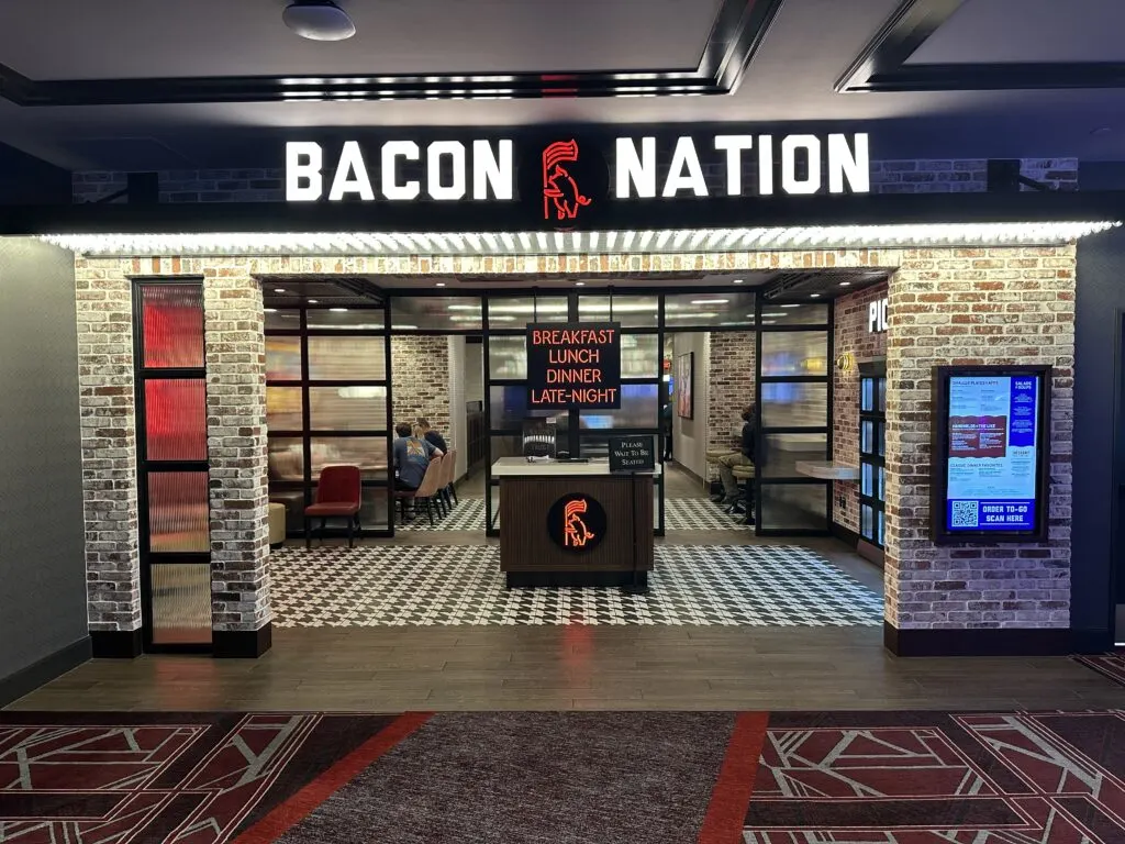 Exterior of Bacon Nation at The D.