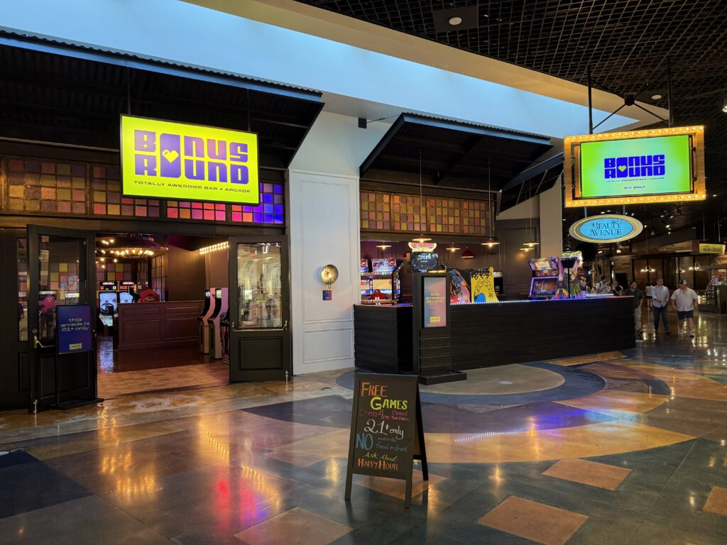 Exterior of Bonus Round in MGM Grand.