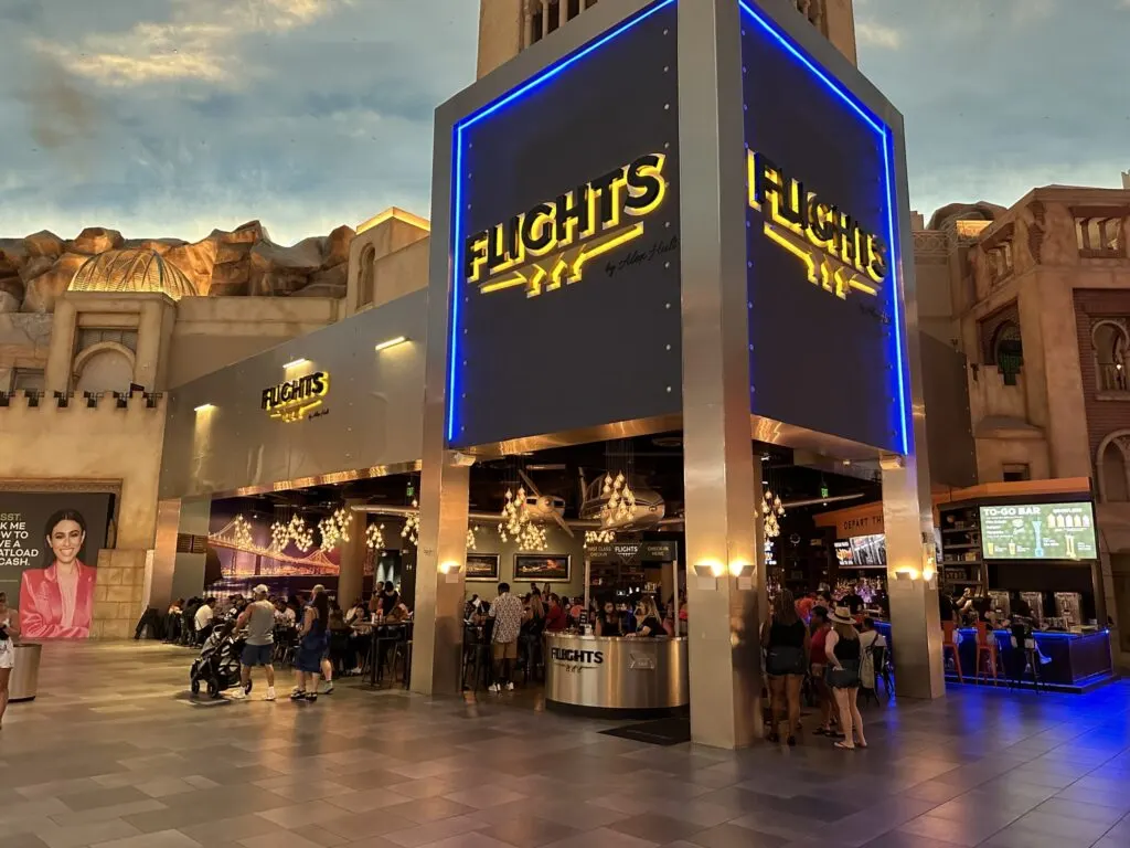 Exterior of Flights in the Miracle Mile Shops.