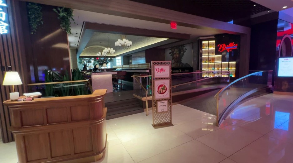 Balla Italian at Sahara, seen from the casino floor.