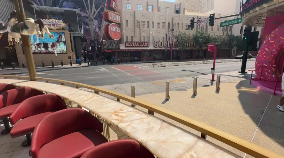 The View from Plaza's CArousel Bar. 