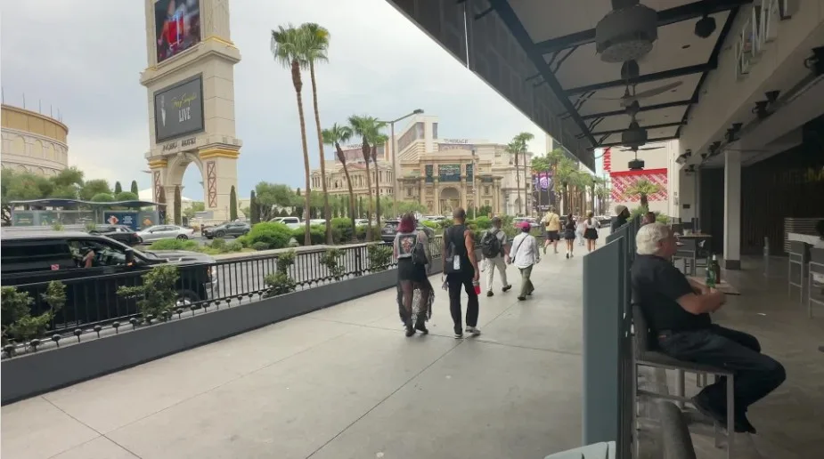 View of the Strip from ReMatch. 