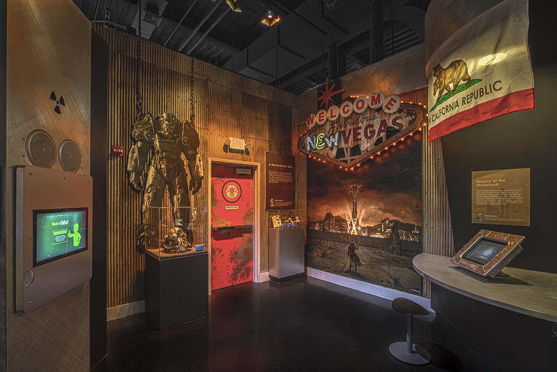 A series of graphics depicting "New Vegas"