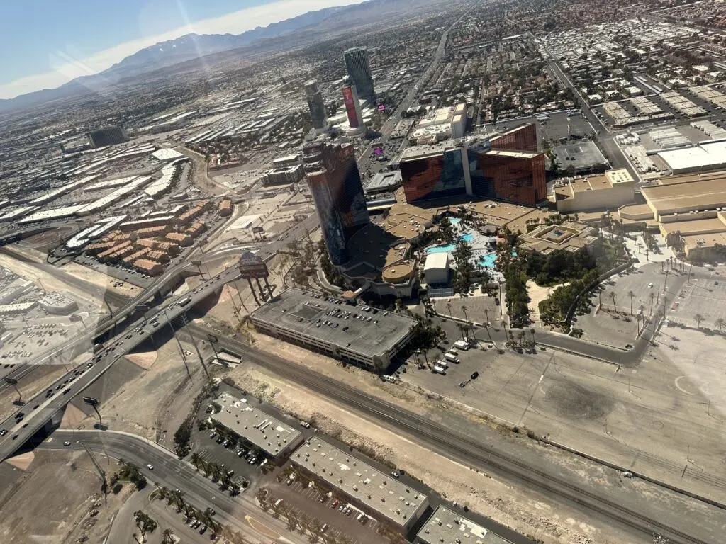 Both Rio and Palms from above. 