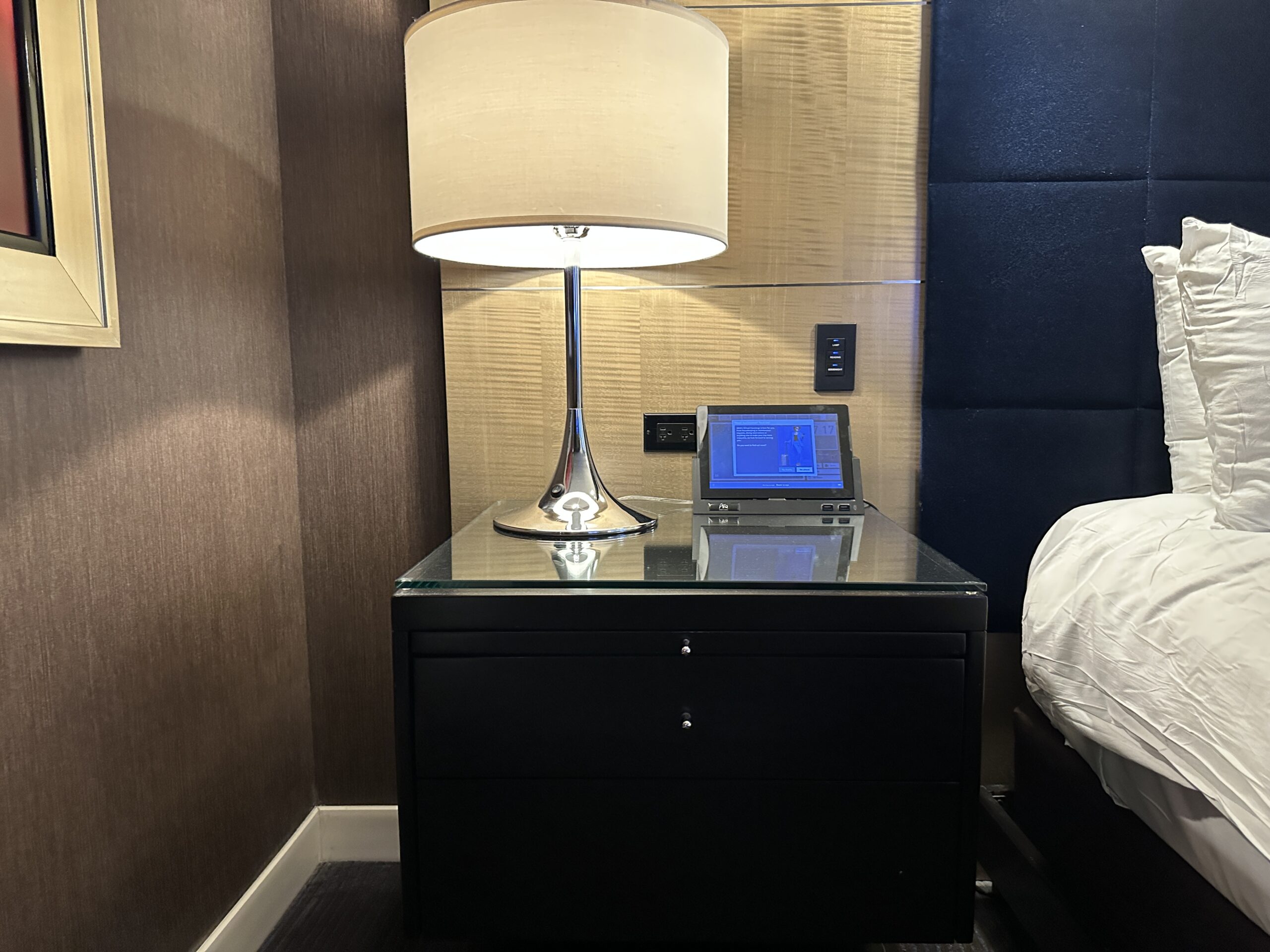 Aria Deluxe King Room Review (Strip View) Look Inside!