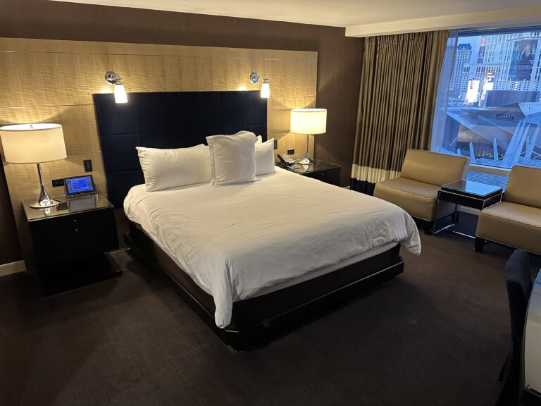 Aria Deluxe King Room Review (Strip View) Look Inside!