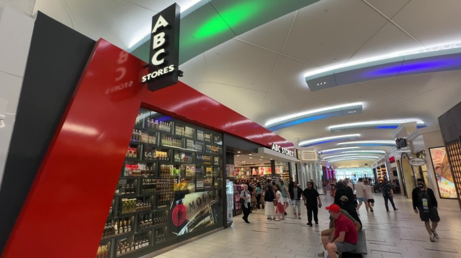 Exterior of the ABC Store in the miracle Mile Shops. 