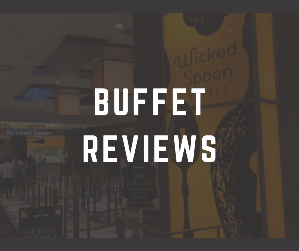 Feature image that says Buffet Reviews.