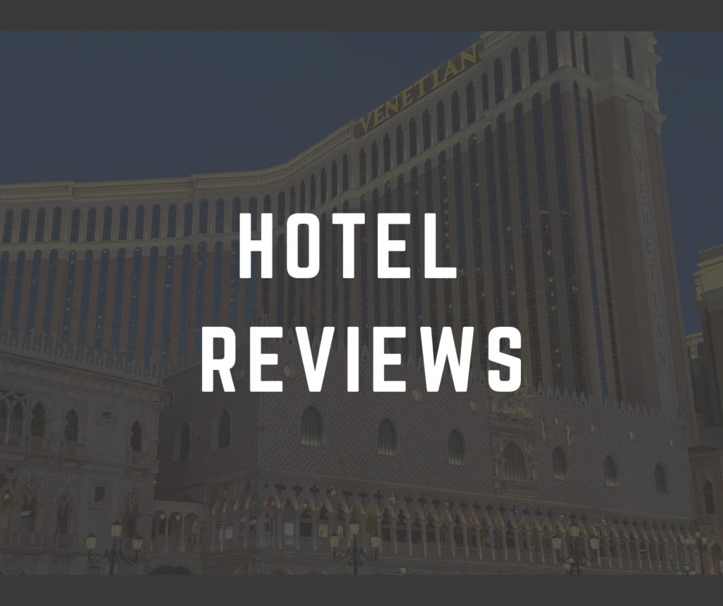 Blog post feature image that says Hotel Reviews.