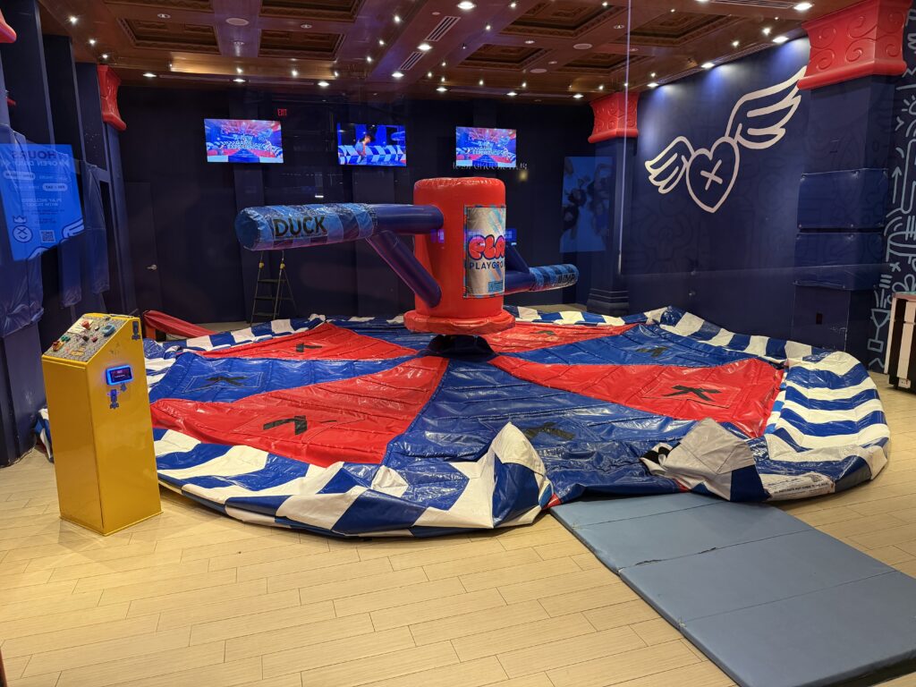 A deflated Duck Duck Boom.