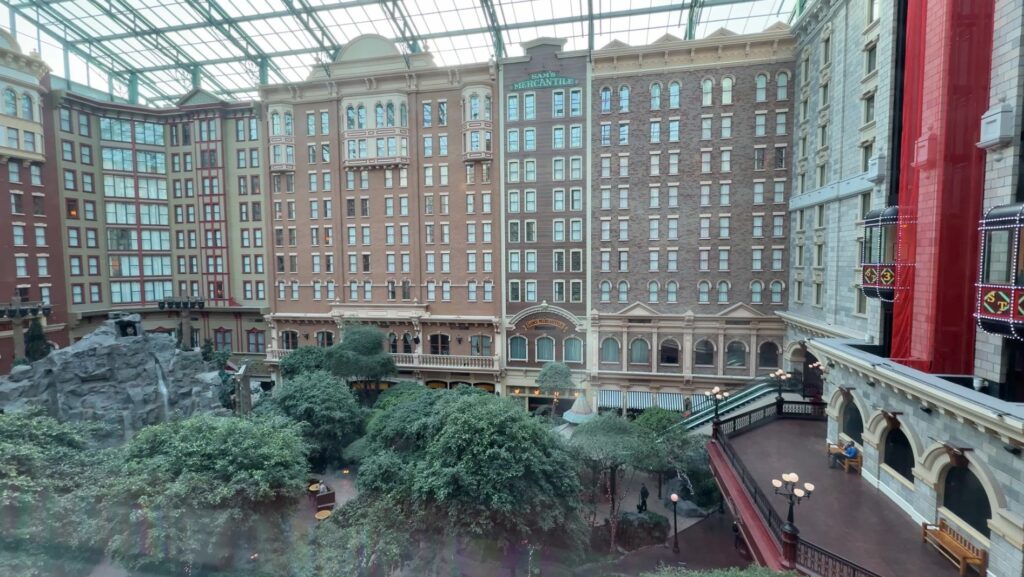 My view of Mystic Falls Park from my 6th floor room. 
