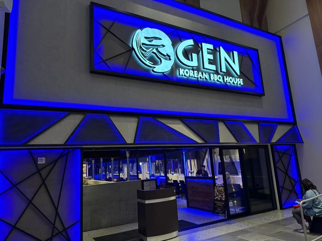 Exterior of GEN Korean BBQ.
