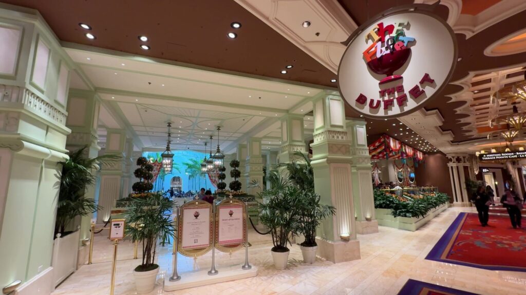 Exterior of Wynn's Buffet
