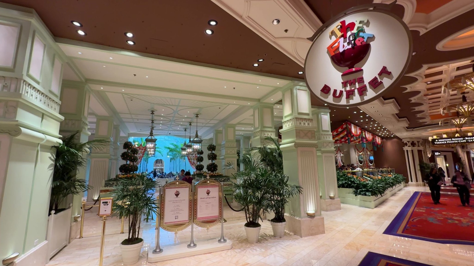 Exterior of Wynn's Buffet