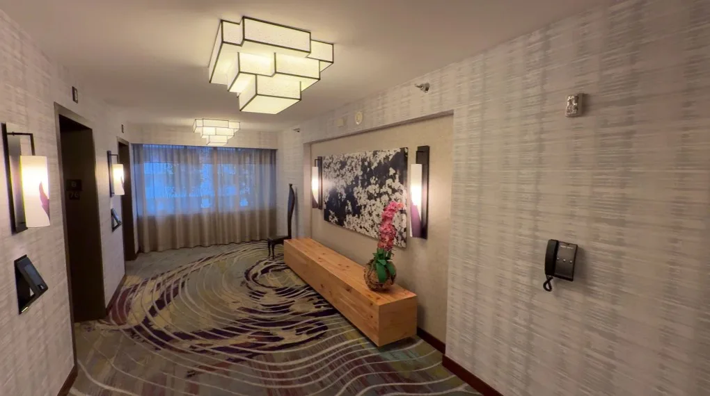 Elevator Lobby at Nobu Las Vegas.